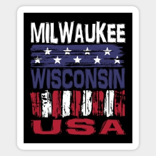 Milwaukee Wisconsin USA T-Shirt Sticker